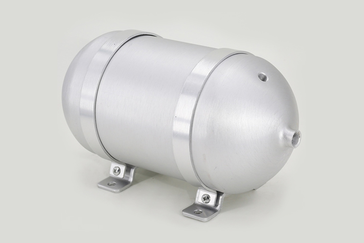 1.5 Gallon Seamless Aluminum Air Tank, Air Tank for Air Suspension Air Compressor Kit